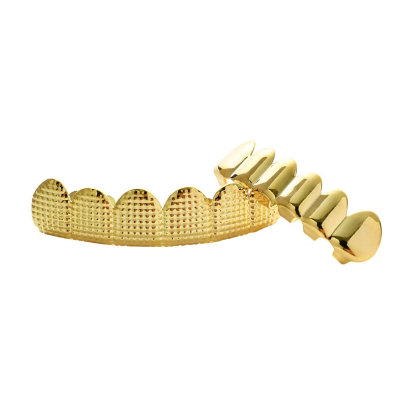 Grillz Luxo Cravejado ICE - com Molde de Silicone para ajustar aos dentes - ICE BRO JOIAS